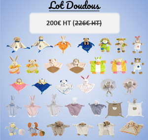 Lot Doudous 200€