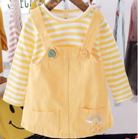 ROBE jaune A POCHES (set de 3 robes)