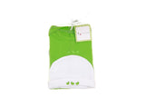 ensemble cadeau naissance bébé grenouillere et bonnet vert assortis