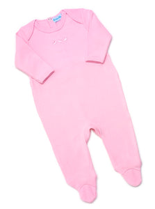 cadeau naissance bébé pyjama grenouillere sous enveloppe rose
