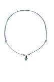 cadeau naissance coffret bijou bébé ou maman bracelet pendentif petit  garcon bleu doudou lapin