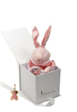 coffret bijou bébé ou maman pendentif ourson  or  doudou lapin 