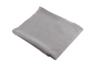 cadeau naissance bébé couverture coton gris