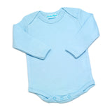 coffret cadeau naissance bébé body  manches longues bleu clair