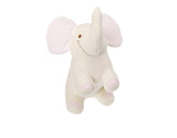 peluche bio éléphant coton organique rose