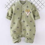 combinaison bébé grenouillere verte cadeau naissance