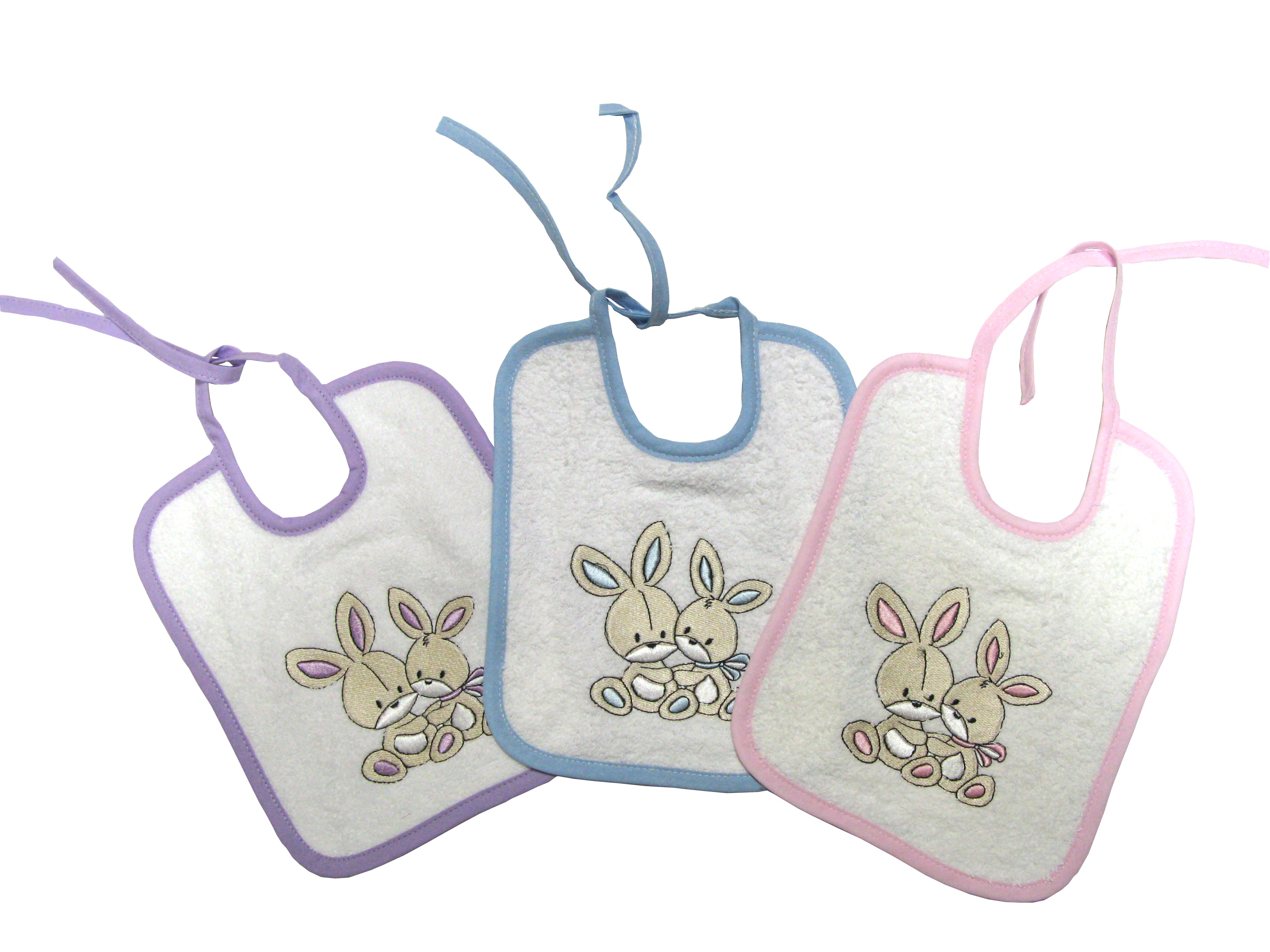 Trixie Baby Lot de 2 Bavoirs en Silicone - Mrs. Rabbit - Bavoir Trixie Baby  sur L'Armoire de Bébé